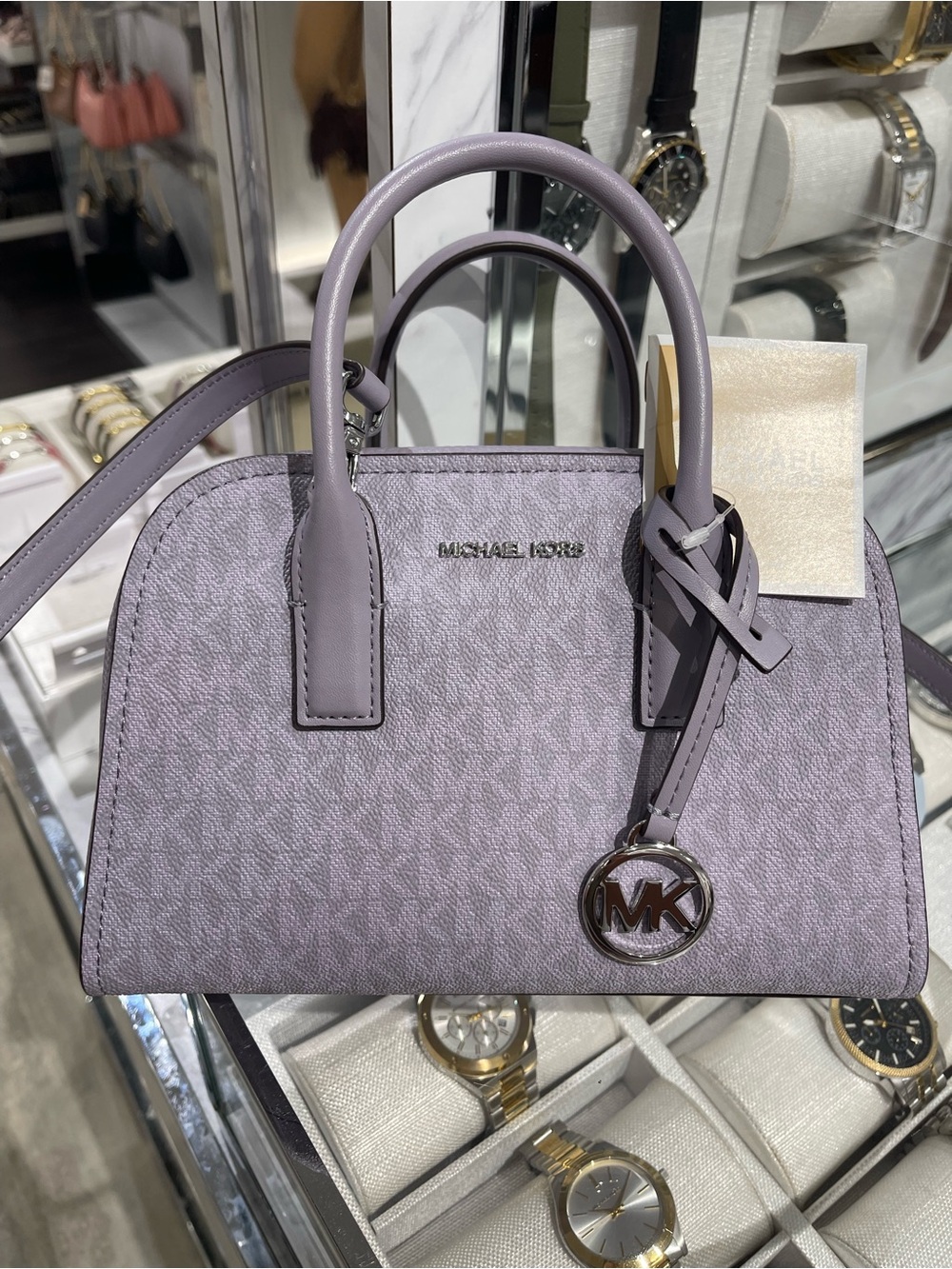 Michael Kors Ashton Small Signature Logo Messenger Satchel Crossbody Bag
Lilac